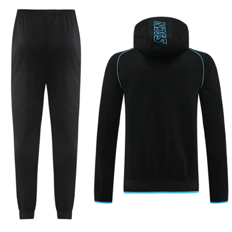 Veste de sport avec capuche de Naples 2024/25 - Noire