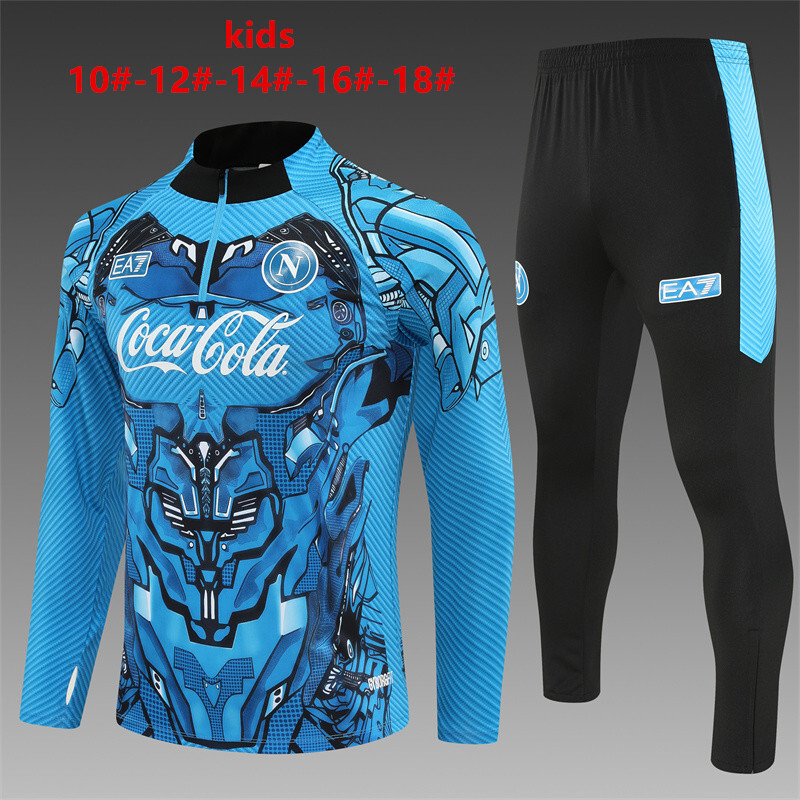 Napoli 2025/26 Conjunto Deportivo Infantil Azul