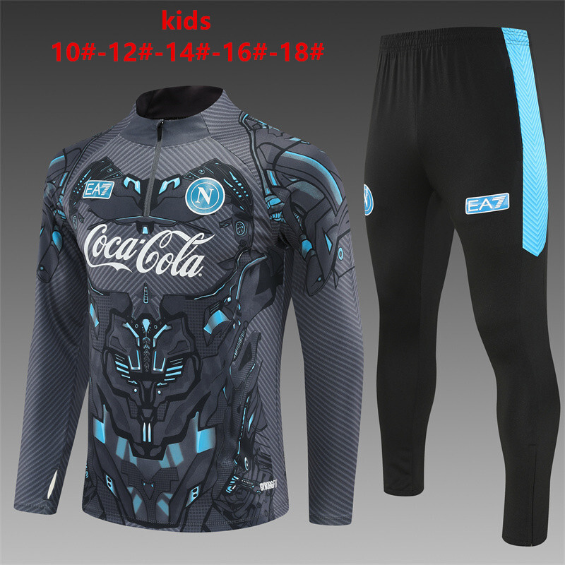 Napoli 2025/26 Kids Sports Set Grey