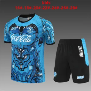 Napoli 2025/26 Kids Training Set blue