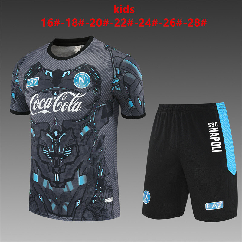 Napoli 2025/26 Kids Training Set grey