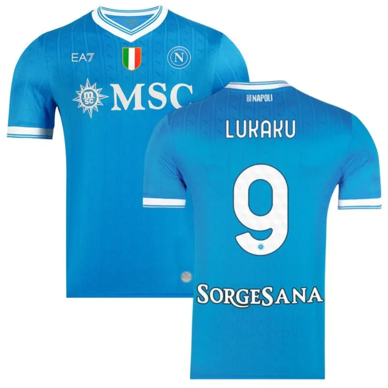 Camiseta de casa de LUKAKU del Napoli 2025/26 - Azul