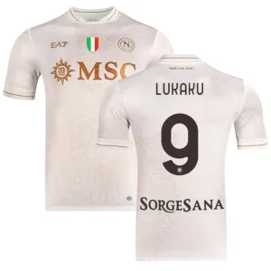 Napoli LUKAKU 2025/26 Away Jersey - Beige