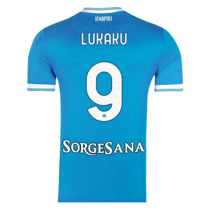 Set de camiseta infantil de casa de LUKAKU del Napoli 2025/26 - Azul