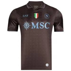 Napoli 2025/26 Third Kids Jersey - Black