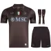 Napoli 2025/26 Completo bambini maglia terza - Nera