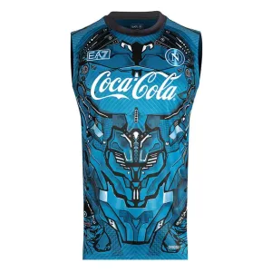 Napoli 2025/26 Ärmelloses Trainingsshirt - Blau