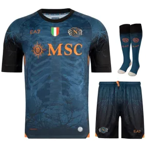 Napoli 2025/26 Halloween Kids Kit - Blue