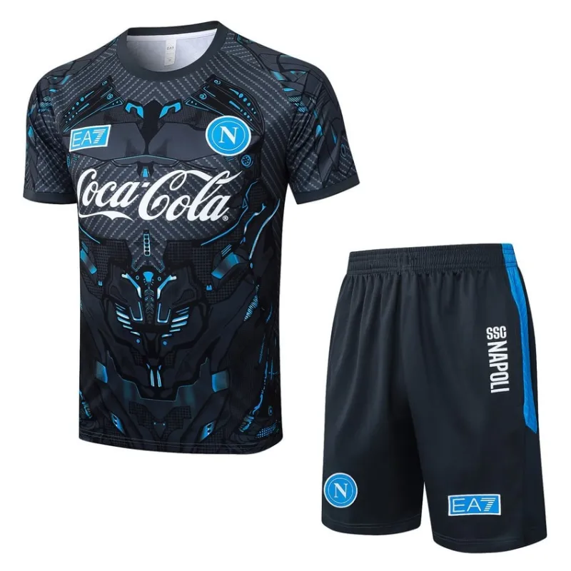 Napoli 2025/26 Training Jersey + Shorts - Black