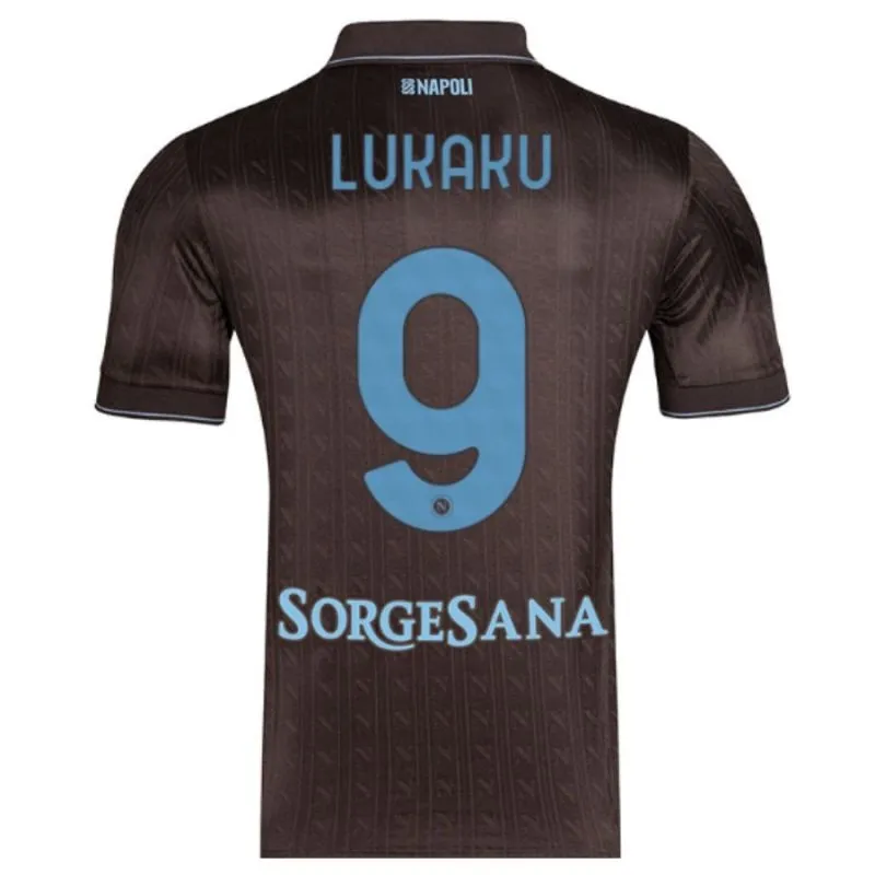 Nápoles LUKAKU 2025/26 Camiseta tercera - Negra