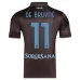 Nápoles DE BRUYNE 2025/26 Conjunto infantil tercera - Negra
