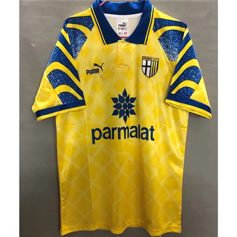 Parma 1995 - 97 Retro Jersey - Yellow