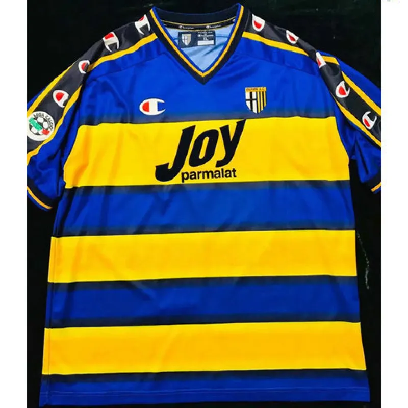 Parma 2001/02 Away Retro Jersey - Blue