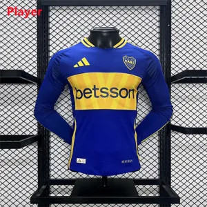Boca Juniors 2024/25 Home Long Sleeve Player Jersey - Blue