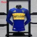 Maillot de domicile à manches longues pour joueurs de Boca Juniors 2024/25 - Bleu