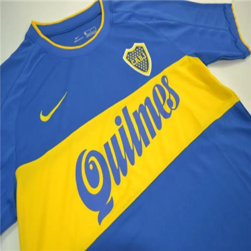 Maglia retrò di campo di casa di Boca Juniors 1999/00 - Blu