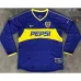 Maillot long-sleeved retrô domicile de Boca Juniors 2003/04 - Bleu