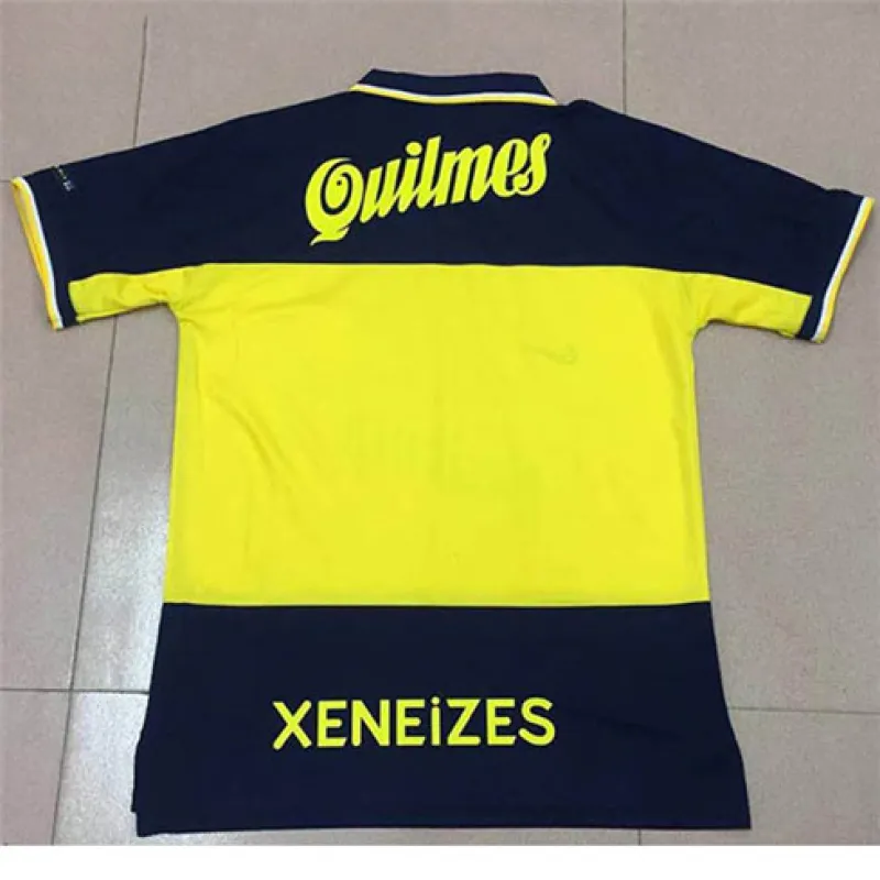 Maglia retrò di campo di casa di Boca Juniors 1999 - Gialla