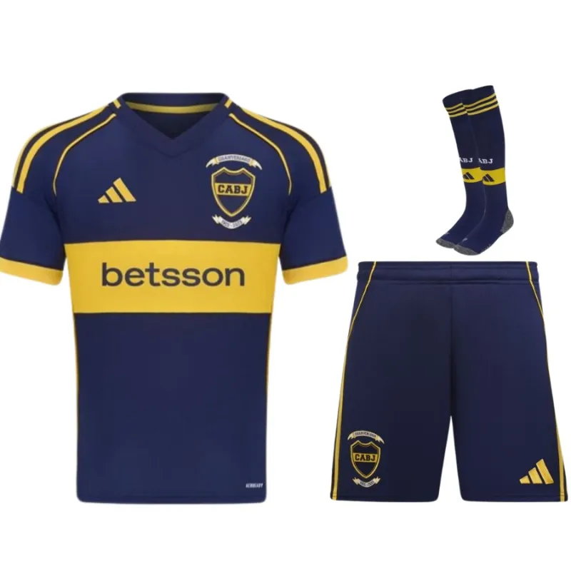 Boca Juniors Kinder 2025/26 Heim-Kit - Blau