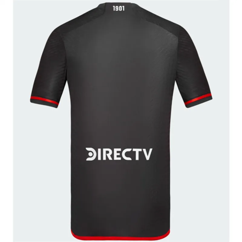 River Plate 2024/25 Drittes Auswärtstrirot - Schwarz
