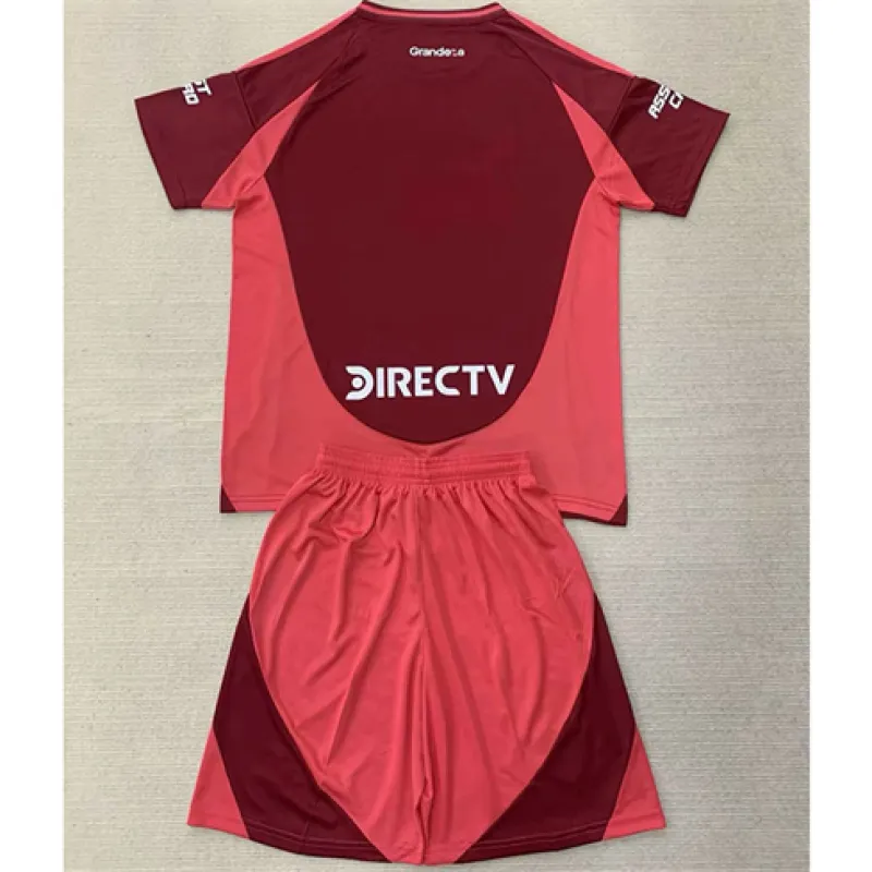 Maillot d'extérieur pour enfants de River Plate 2024/25 - Rouge