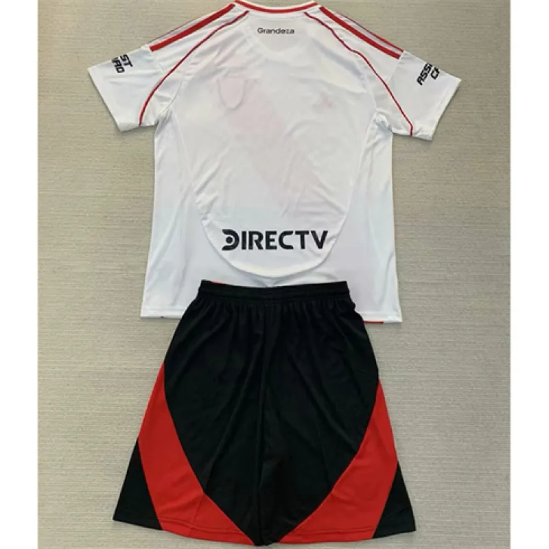 Camiseta principal para niños de River Plate 2024/25 - Blanca