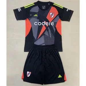 River Plate 2024/25 Kids' Goalkeeper Jersey - Black