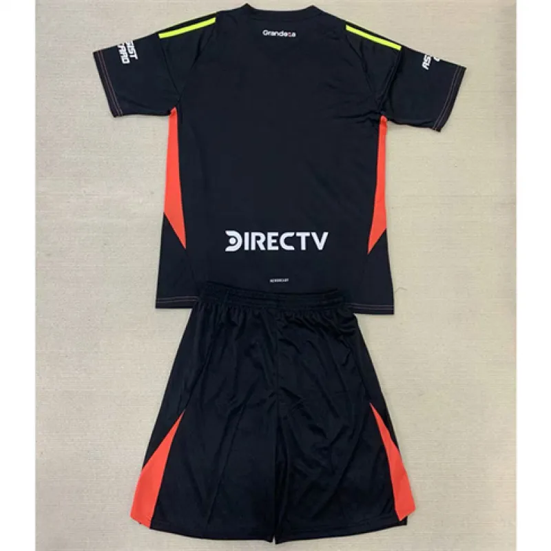 Maglia del portiere per bambini di River Plate 2024/25 - Nera