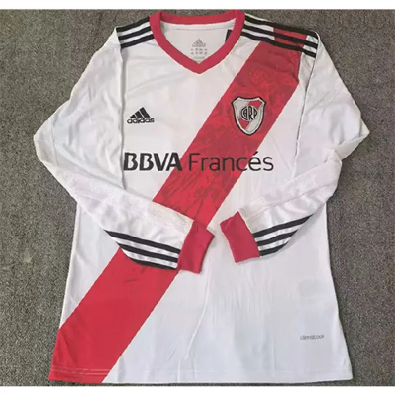 Maglia a maniche lunghe retro di casa di River Plate 2013/14 - Bianca