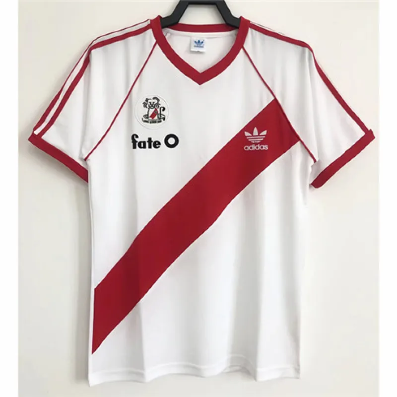 Maglia retro di casa di River Plate del 1986 - Bianca