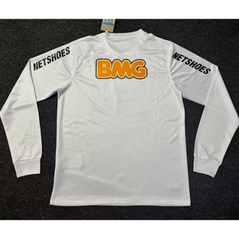 Camiseta de casa retro de Santos 2011/12 de manga larga - Blanca