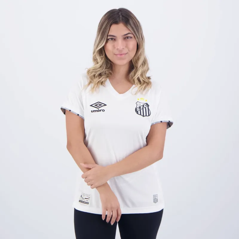 Maillot domicile féminin de Santos 2024/25 - Blanc