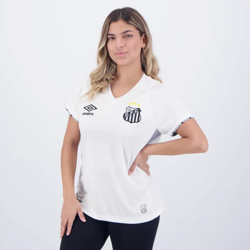 Maillot domicile féminin de Santos 2024/25 - Blanc