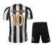 Ensemble de maillot d'extérieur pour enfants de Santos 2024/25 de Neymar - Noir