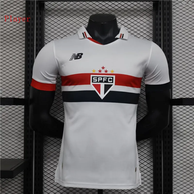 São Paulo 2024/25 Home Jersey - Player - White
