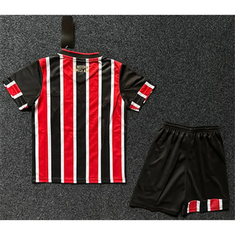 São Paulo 2024/25 Children's Away Jersey - Red
