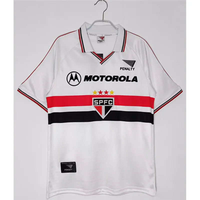 São Paulo 2000 Retro Home Jersey - White