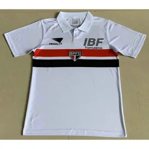 Maillot rétro domicile de São Paulo en 1991 - Blanc