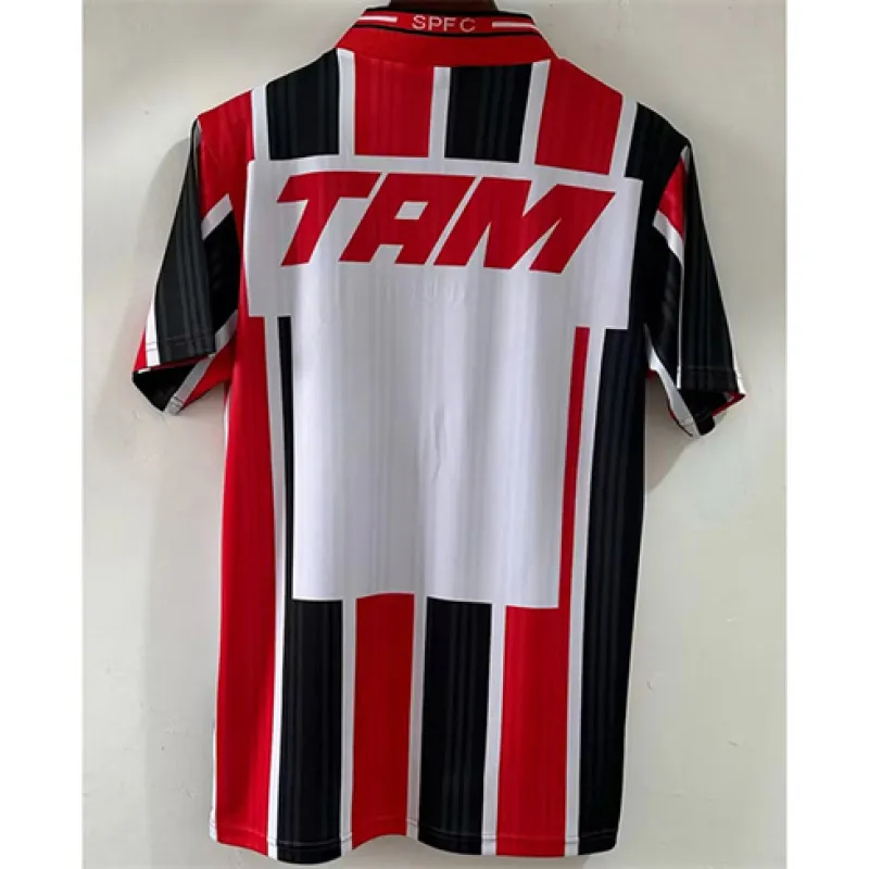 São Paulo 1996 Retro Away Jersey - Red
