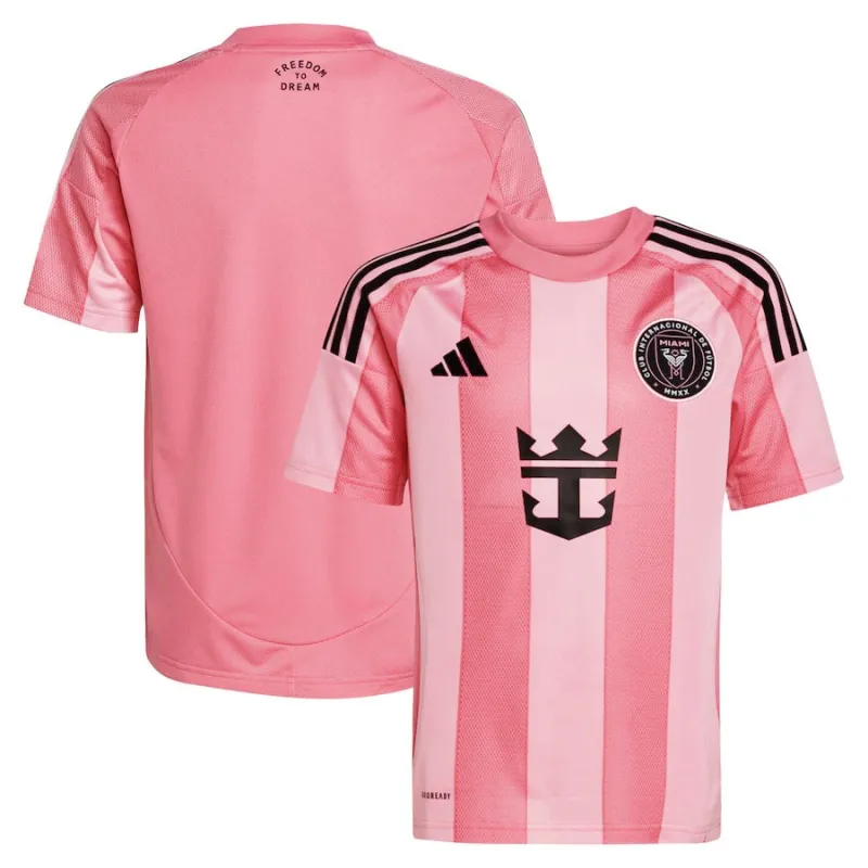 Inter Miami CF 2025/26 Home Kids' Jersey - Pink