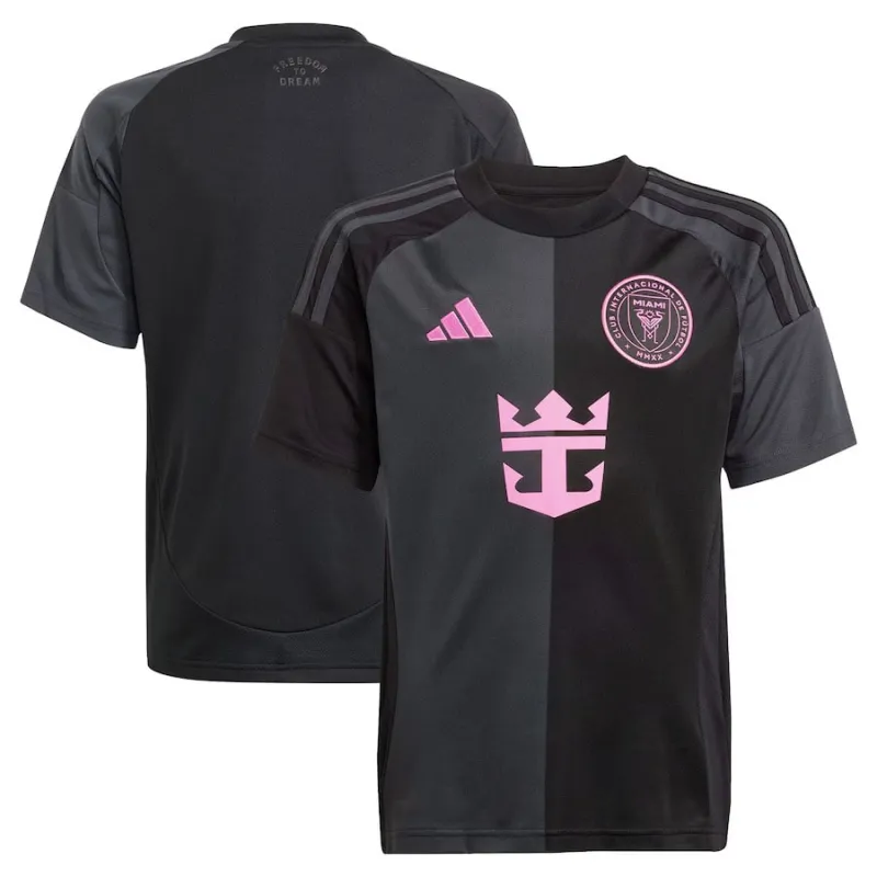 Inter Miami 2025/26 Away Kids' Jersey - Black