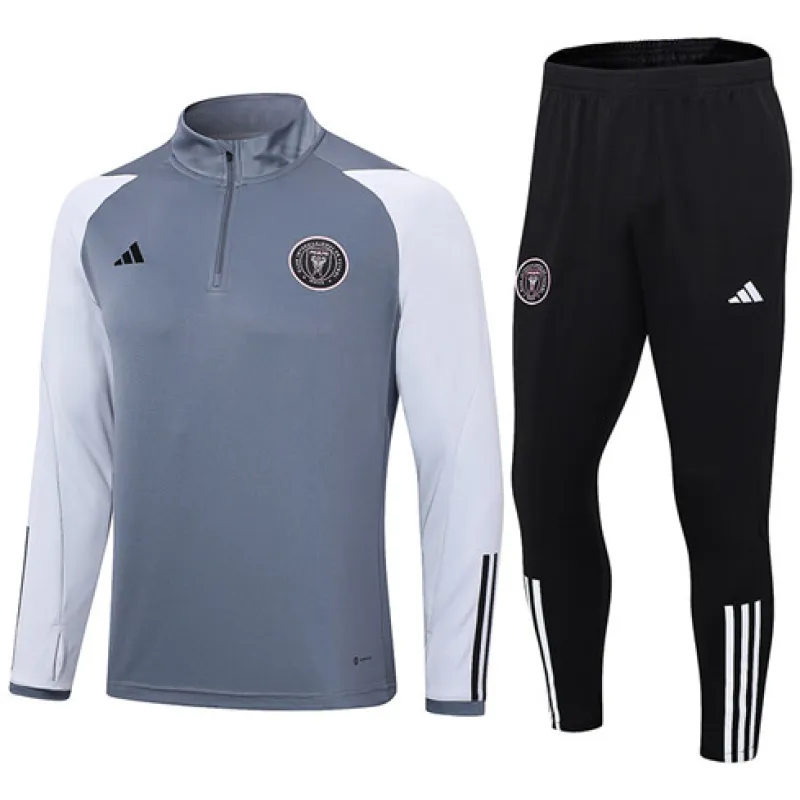 Veste de sport pour enfants de l'Inter Miami CF 2023/24 - Gris