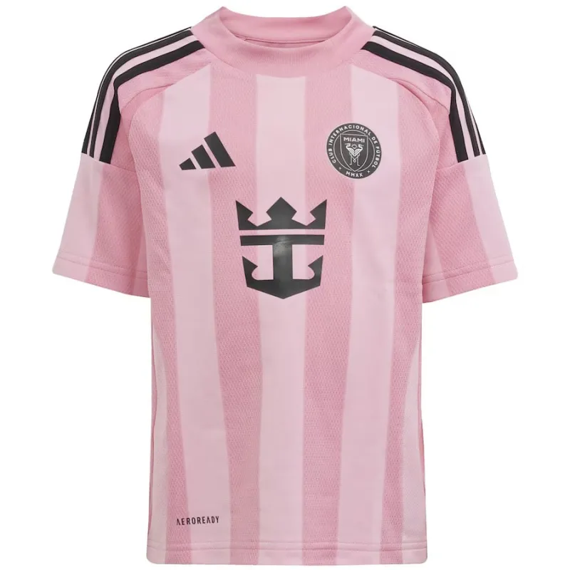 Set di maglia per bambini di casa di Lionel Messi di Inter Miami 2025/26 - Rosa