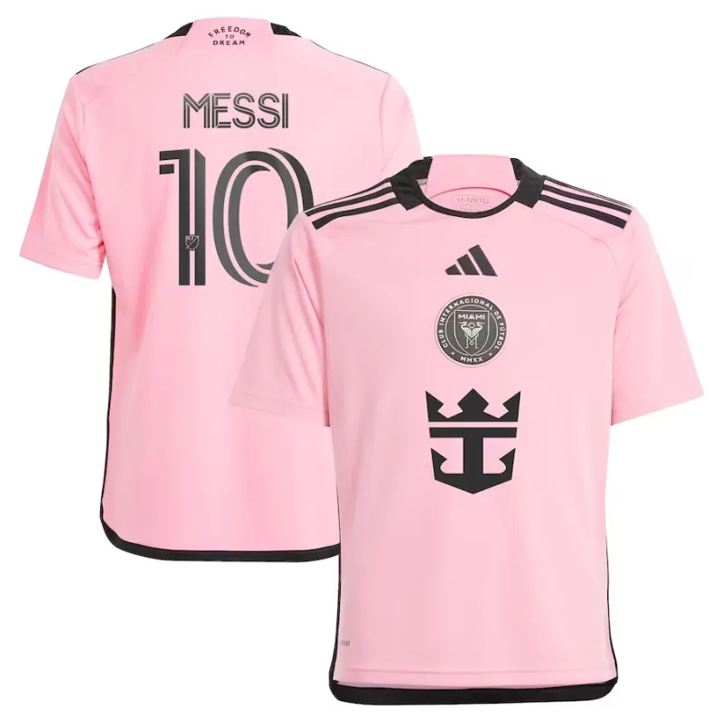 Maglia per bambini di casa di Lionel Messi di Inter Miami 2024/25 - Rosa