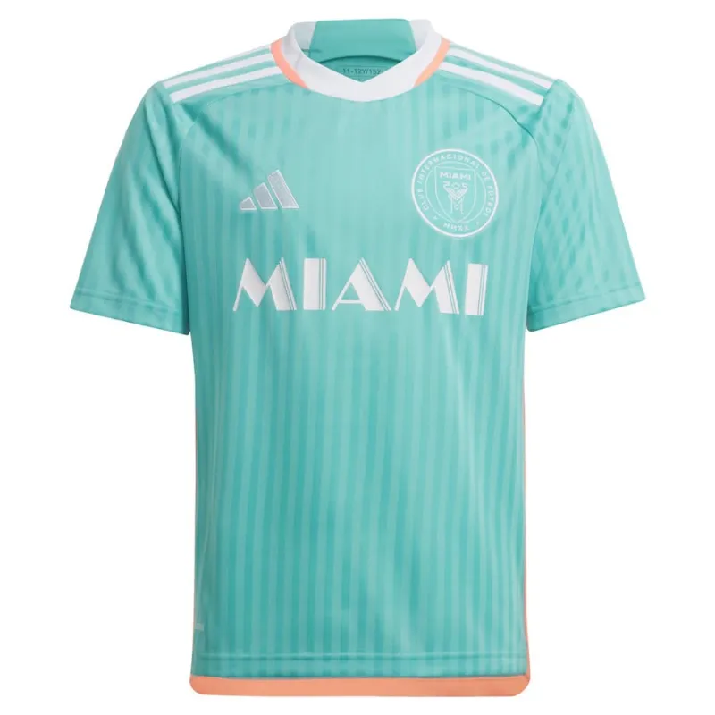 Lionel Messi's Inter Miami 2024/25 Third Kids Jersey - Green