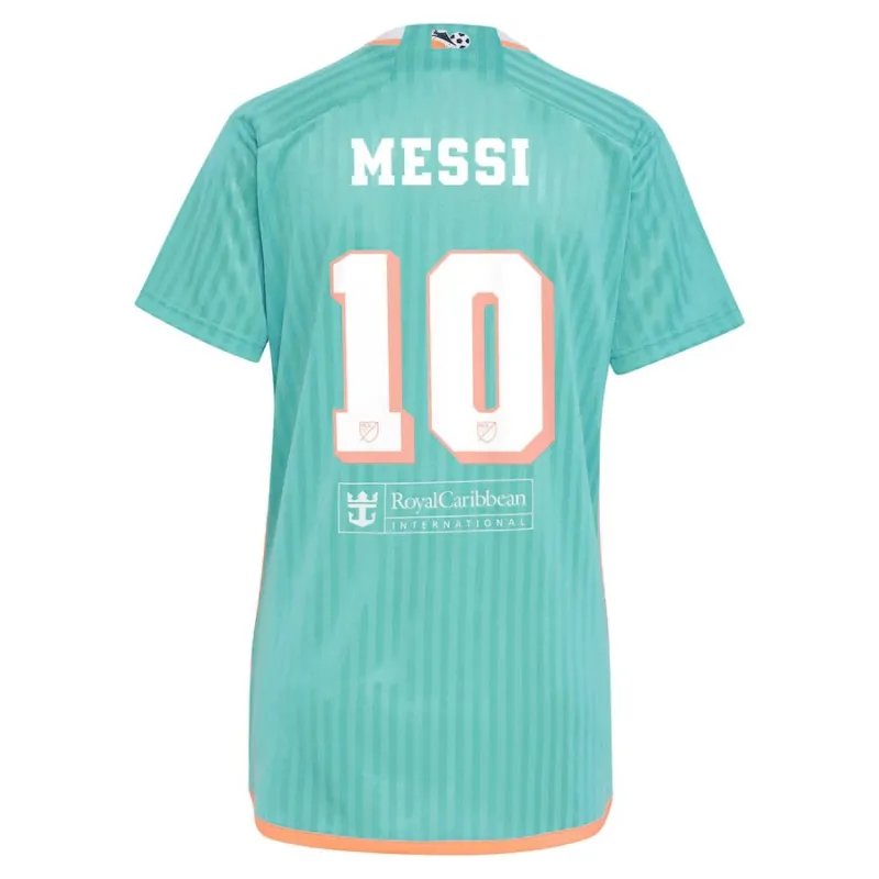 Lionel Messis Inter Miami 2024/25 Damen - Trikot Nr. 3 - Grün