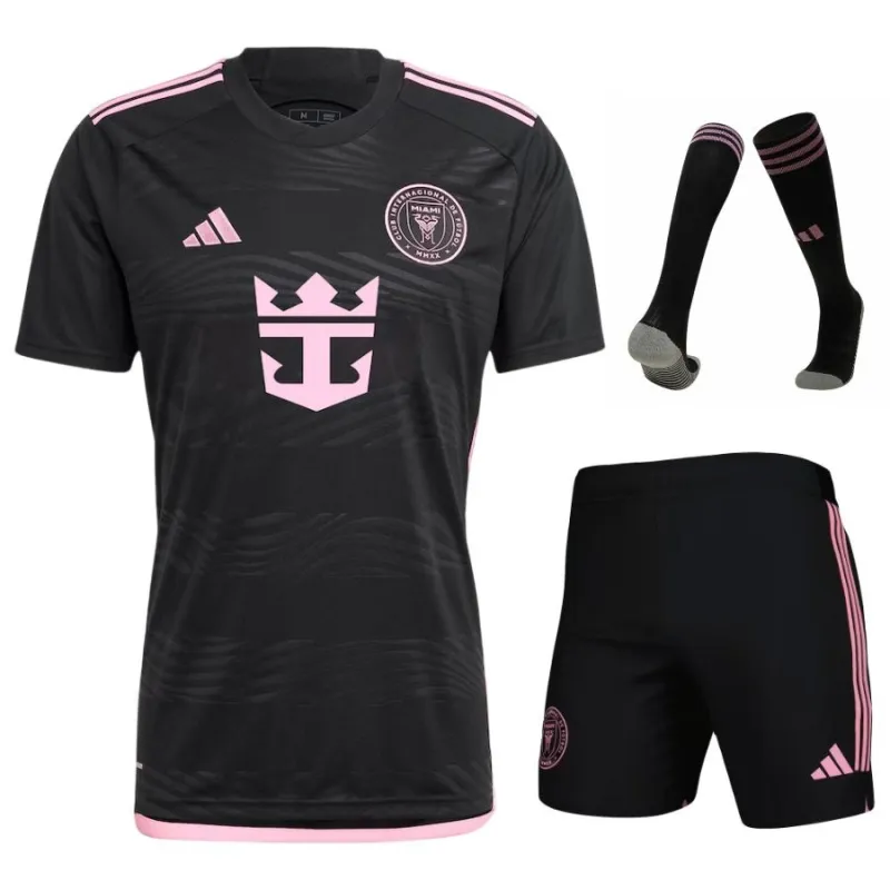 Inter Miami 2024/25 Away Kids' Kit - Black