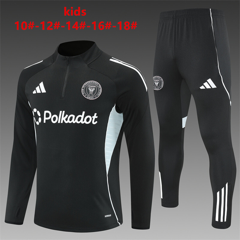 Inter Miami 2025/26 Set Sportivo Bambino Nero