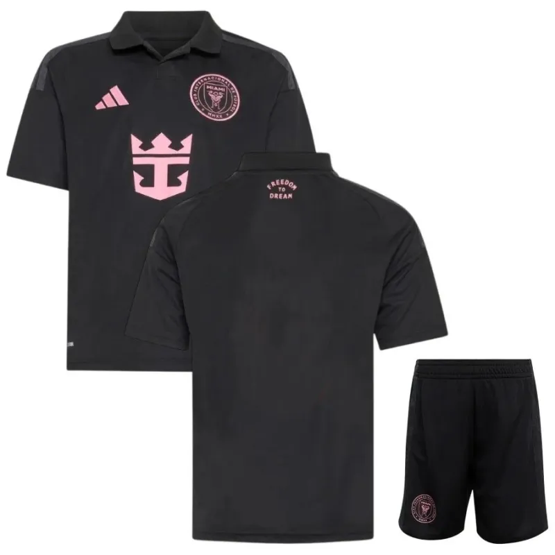 Inter Miami 2026/27 Kids Away Set Black