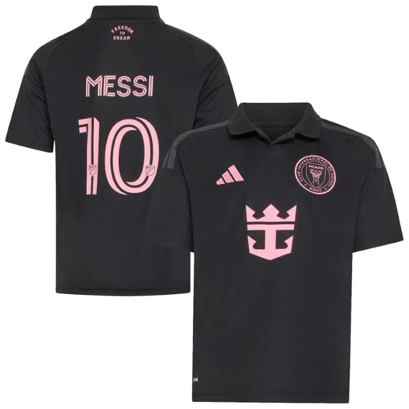 Inter Miami MESSI 2026/27 Kids Away Jersey Black